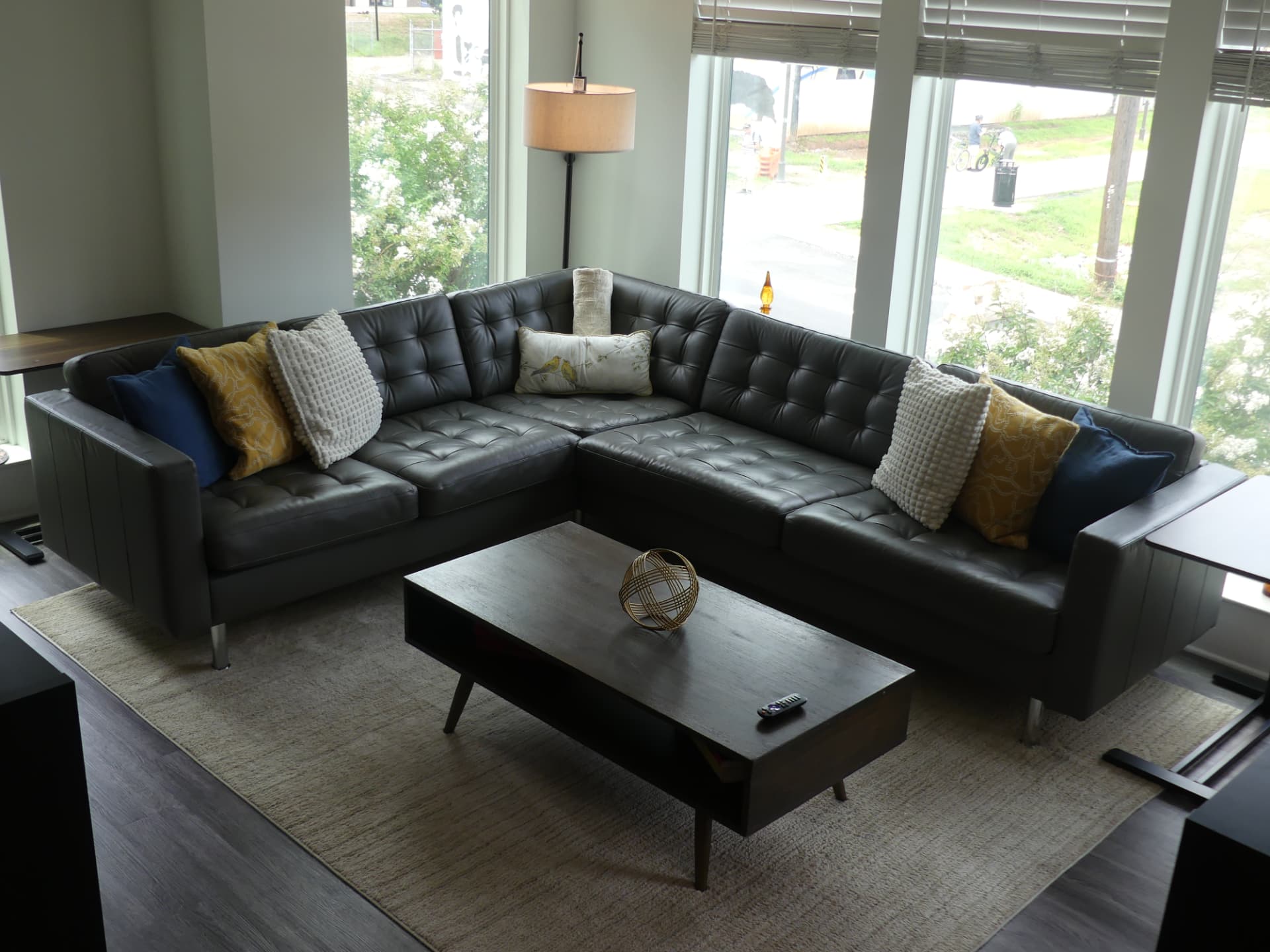 Milton Ave Beltline Flat living room